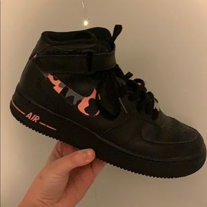 Black Air force ones